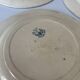 Lot of 3 flat plates, ironstone, Jules Vieillard, model St Buveurs B.