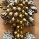 Golden grape wall sconces, 1970