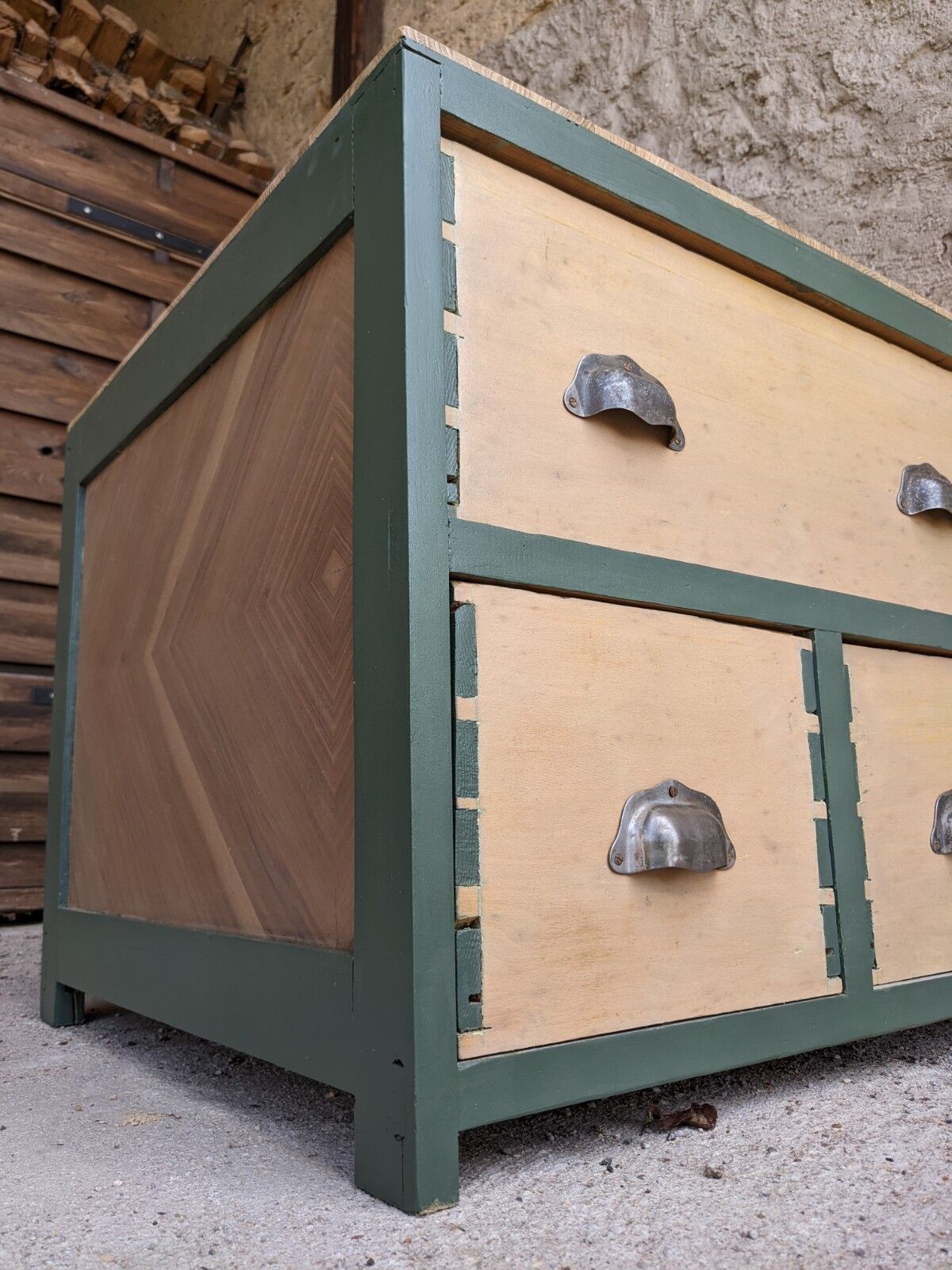 Colorful coffee table