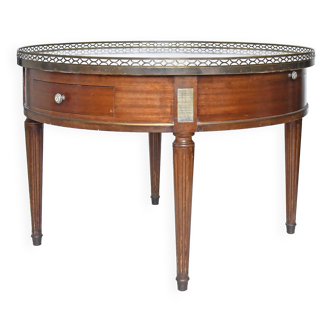 Table basse bouillotte de style Louis XVI