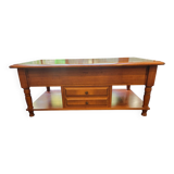 Cocktail coffee table in cherry wood