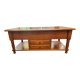 Cocktail coffee table in cherry wood