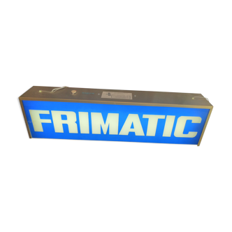 "FRIGIMATIC" brand light sign