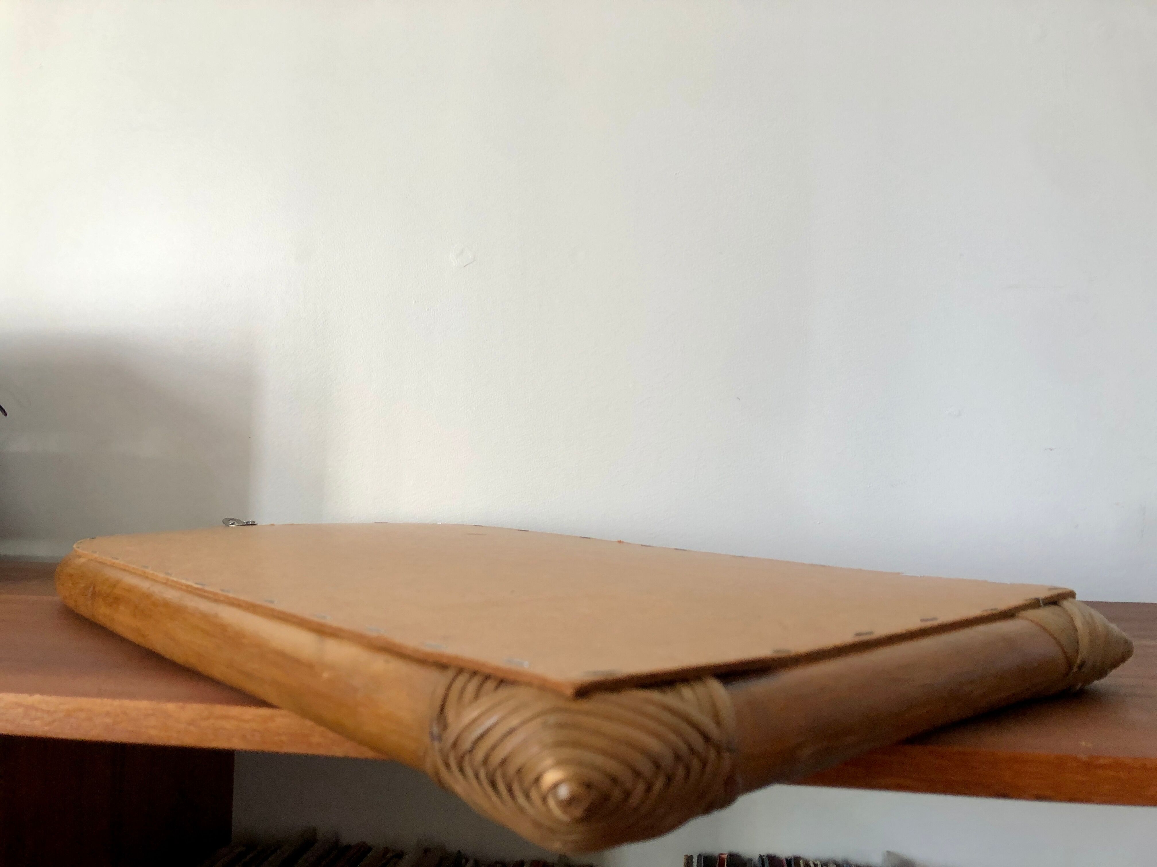 Curved bamboo mirror 1970