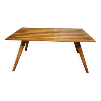 Table Kare Design teck vintage 2000