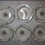 Hollow porcelain plates from Gien