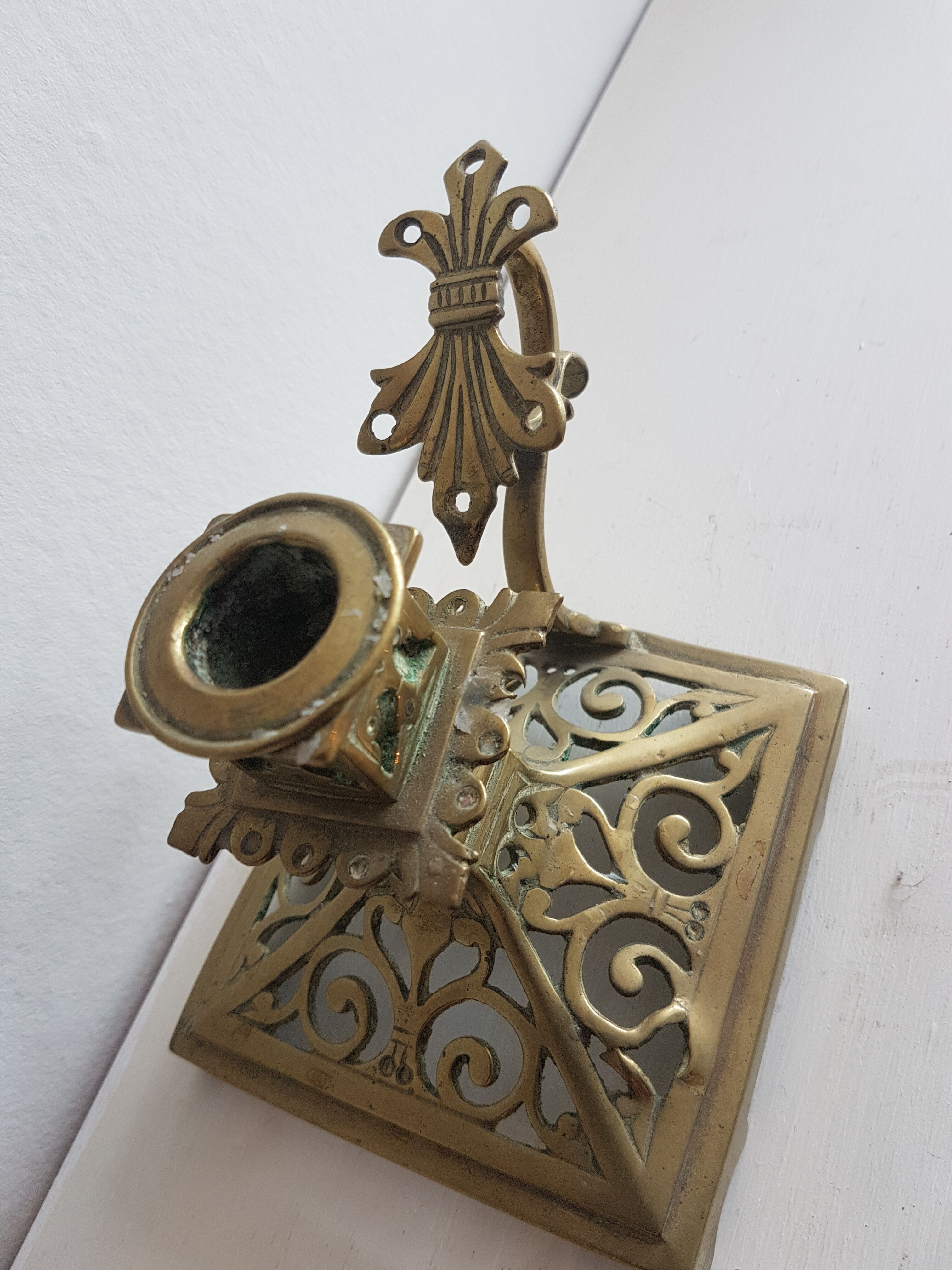 Brass candlestick