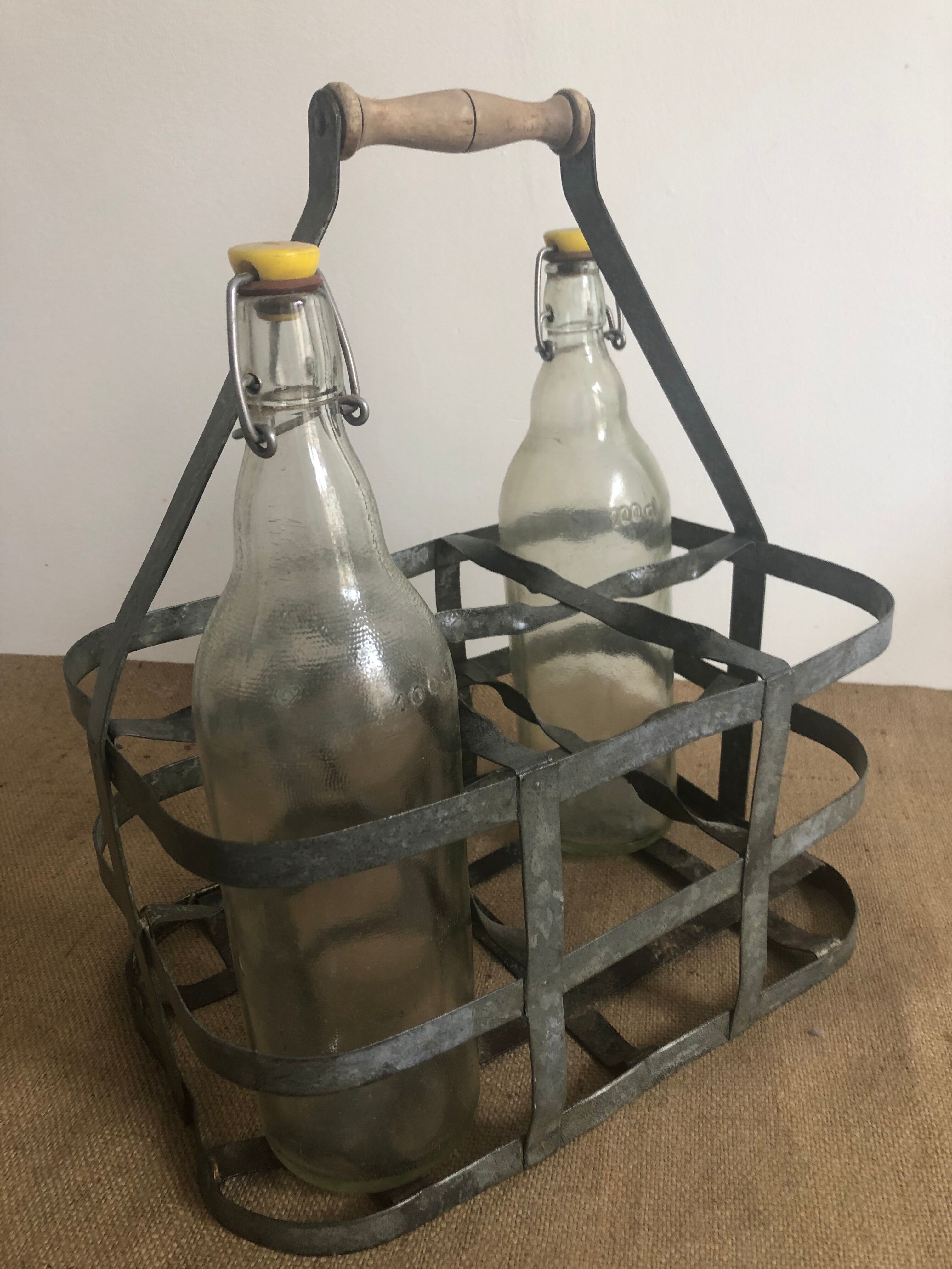 Porte-bouteilles en zinc