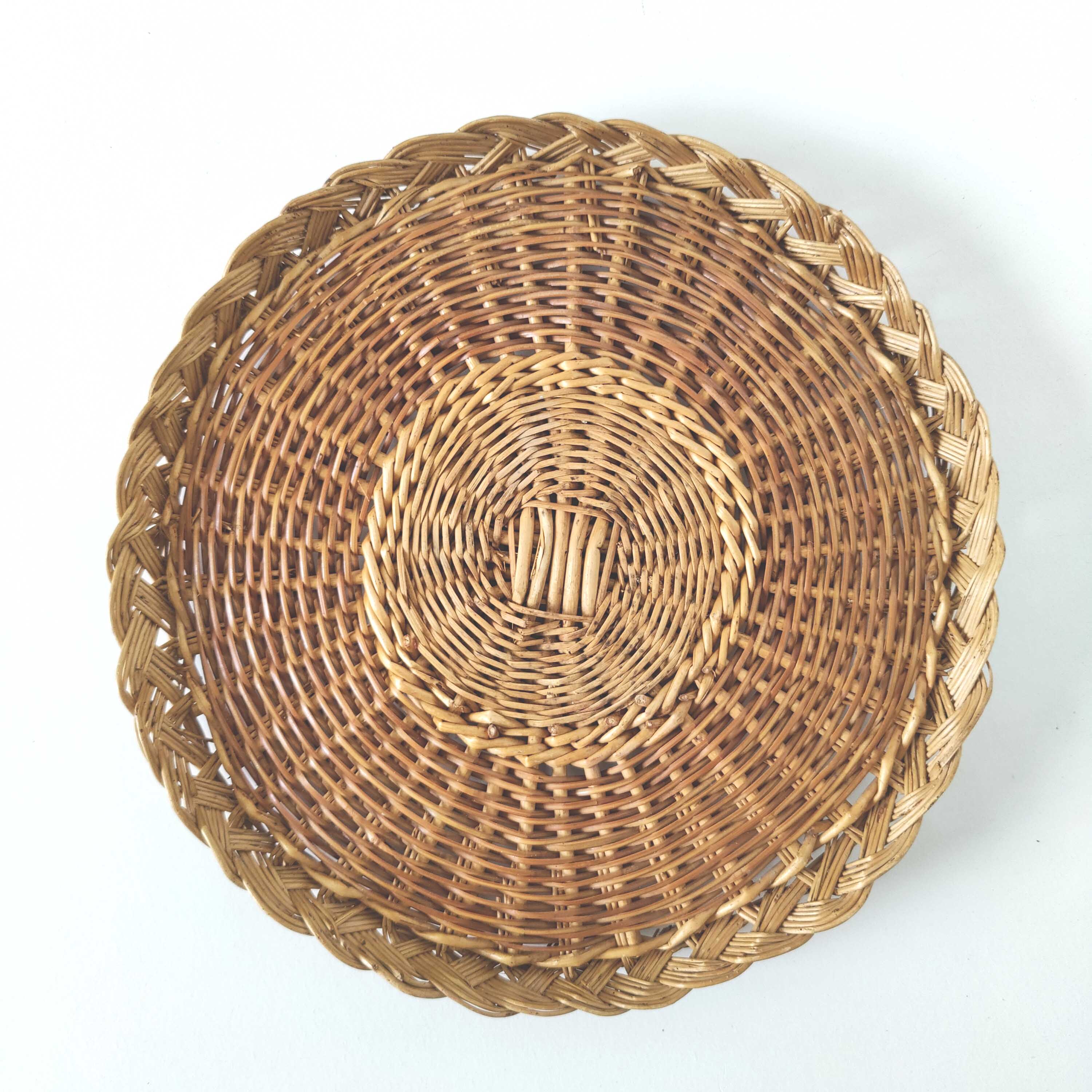 Wicker dish diameter 30cm