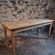 Farm table in solid oak, beech, and pine, early 20th century.