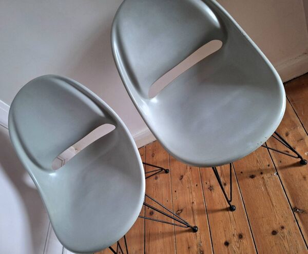 Paire de chaises vintage par Miroslav Navratil pour Vertex, meubles sièges anciens