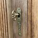Art Deco bonnetière wardrobe from Paris in raw and solid oak.