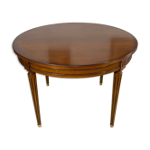 Louis XVl style round table in cherry with extensions
