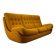 20th century, yellow Atlantis three-seater sofa, 1960s