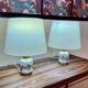 Paire de lampes céramique "design scandinave 1950".