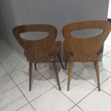 Pair of bistrot chairs Baumann Ant, 1960