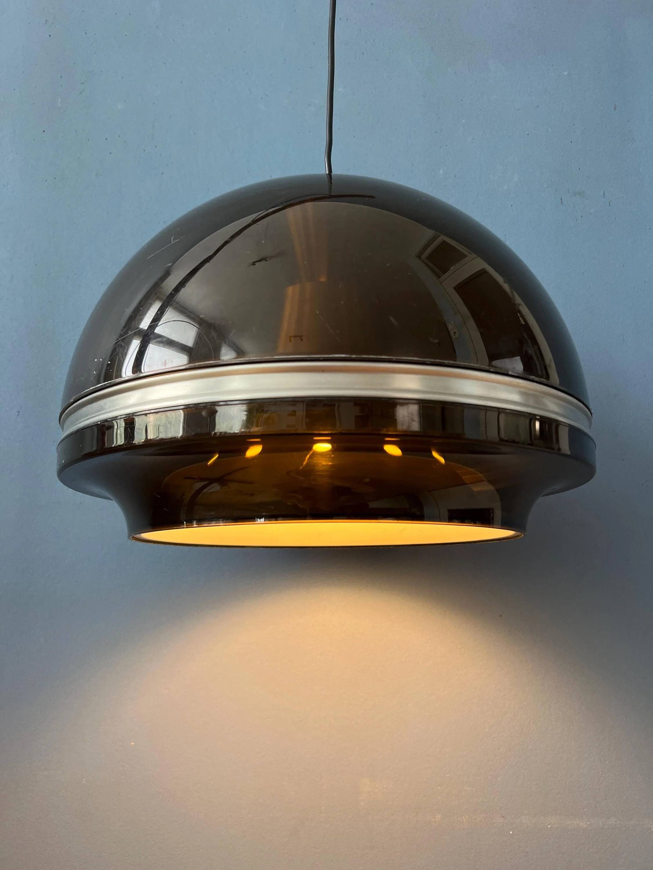 Grande suspension "Dome" Space Age "Flying Saucer" par Dijkstra