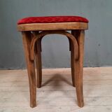 Tabouret en bois courbé