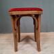 Curved wooden stool