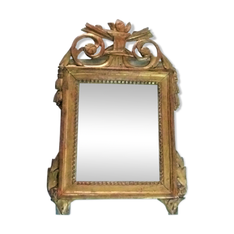 Pedimented mirror eighteenth century Louis XVI era