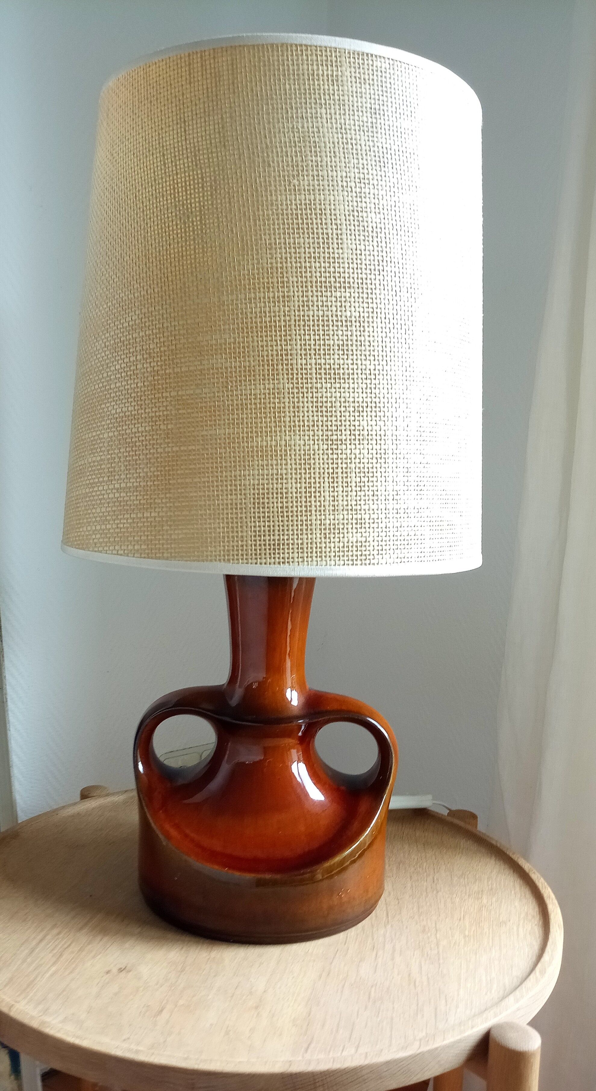 Ceramic lamp from the 70s