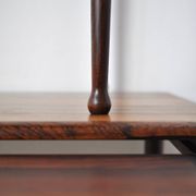Scandinavian Modern Rosewood Nesting Tables with Drumstick Legs