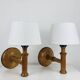 Pair of Scandinavian wall lights from the 1960s.