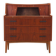 Teak secretary, Danish design, 1970s, production: Denmark