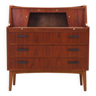 Teak secretary, Danish design, 1970s, production: Denmark