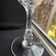 4 verres en cristal taillé