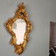 Gilded style mirror, 46x28 cm