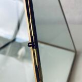 Brass and glass pyramid