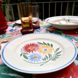 Lot assiettes plates modèle « Rustique » Sarreguemines