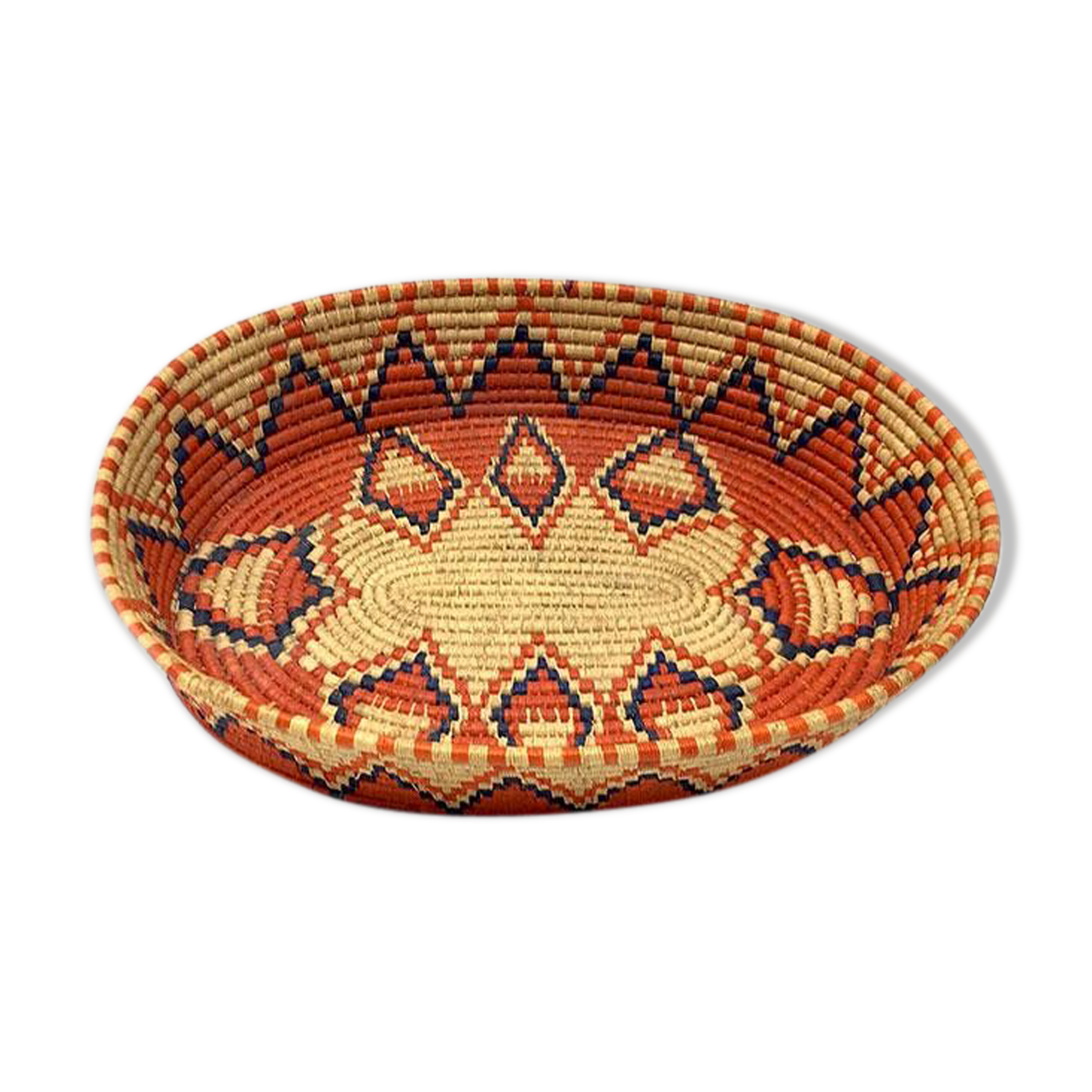Inca-patterned panière