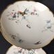 Service - dessert porcelain limoges Haviland H-c decoration flowers birds