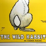 Lithographic poster by Georges Arliss - The Wild Rabbit (1899) - 2010s
