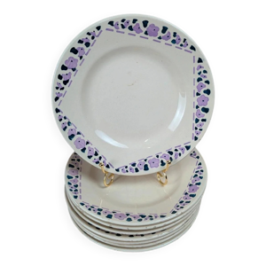 lot de 8 assiettes à - terre
