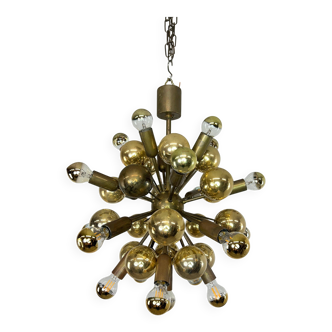 Atomic Suspension in Brass German Mid-Century by Dorothee Becker