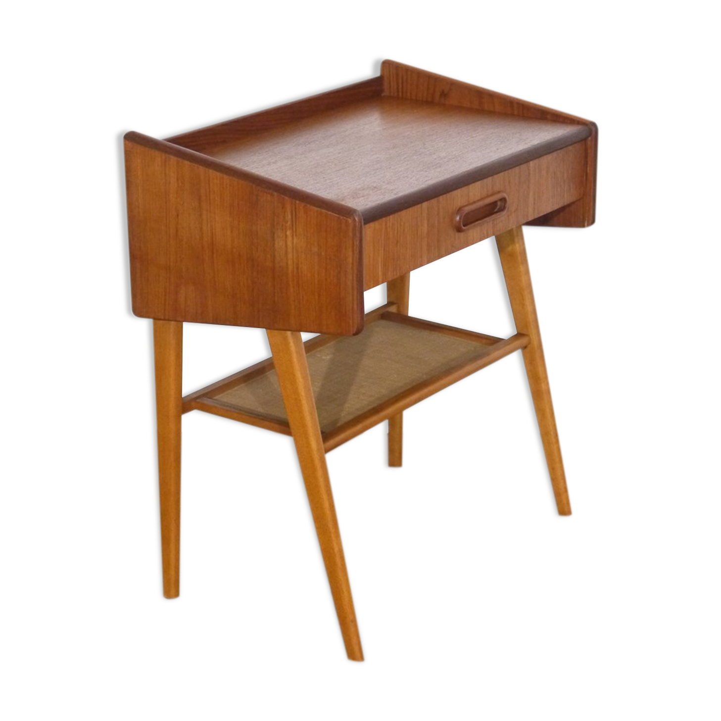Vintage Scandinavian teak bedside 1960