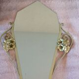 Big gold art deco mirror 69x85cm
