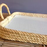 String and formica tray