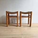Pierre Gautier-Delaye stools 🇫🇷 “Week-end” model, Vergnères editions, 1960s
