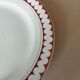 5 assiettes plates KG Lunéville, modèle Madrigal