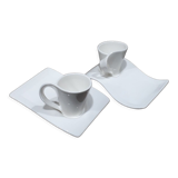 duo of cups with their saucer Villeroy and Boch