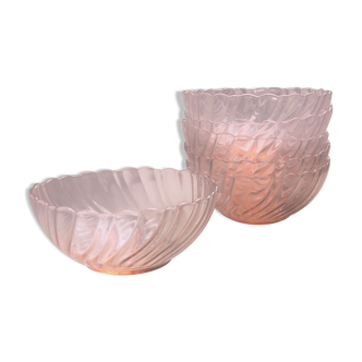 Lot of 6 cups Rosaline Arcoroc from Luminarc