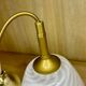 Lampe Suspension Murano Verre Blanc Et Caramel
