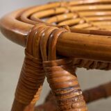 Curved Bamboo Chair, 1960s