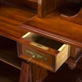 Art Nouveau Cabinet with Mirror, 1890s