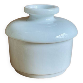 Porcelain France water butter dish