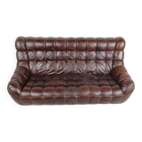 Vintage leather sofa 1970s